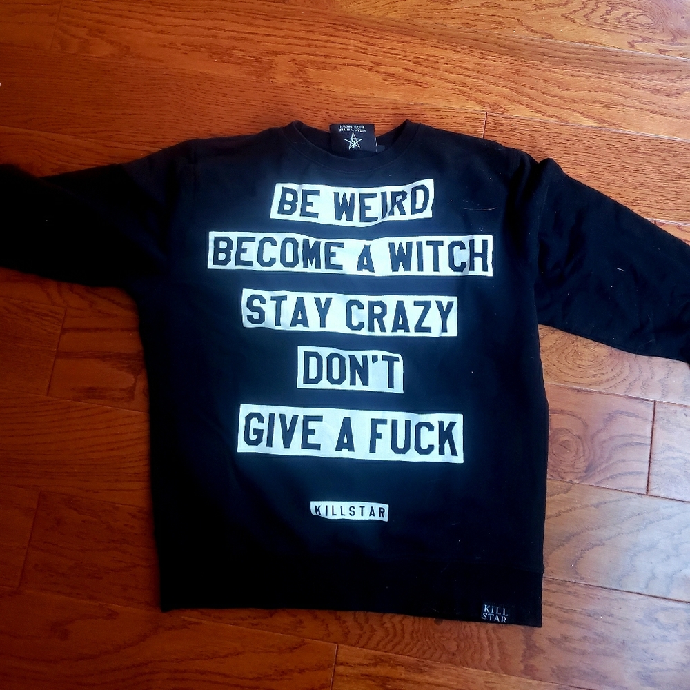 KILLSTAR Be Weird Crewneck Sweatshirt